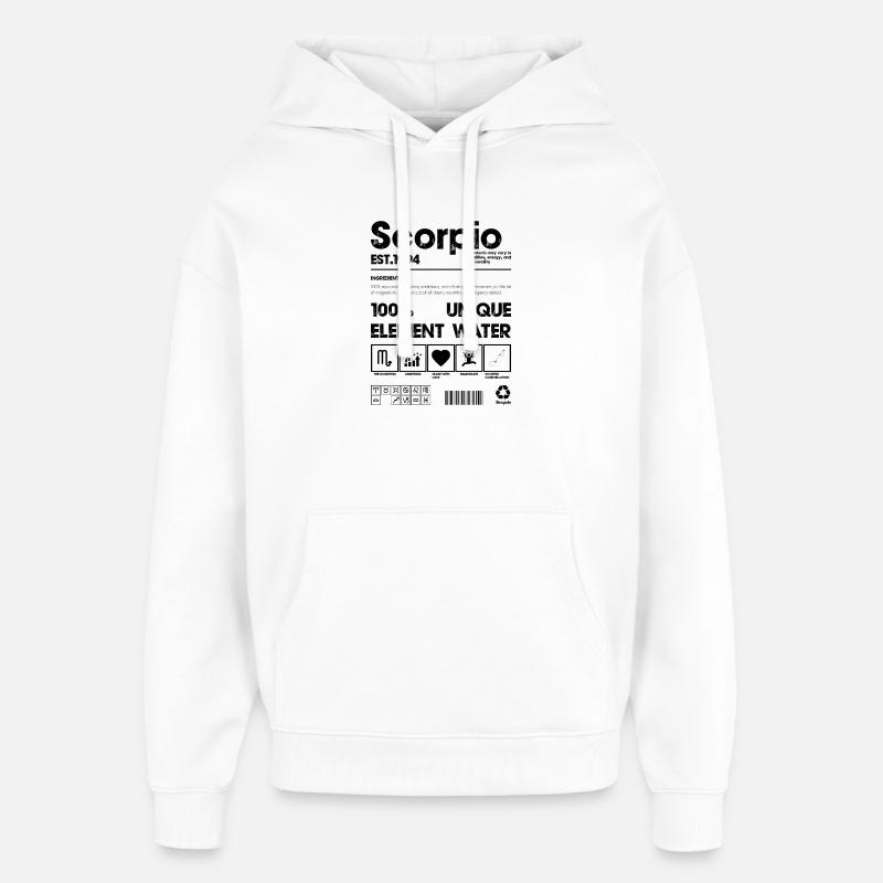 Scorpion 1994 - Sweat à capuche unisexe Stanley/Stella Oversized - blanc