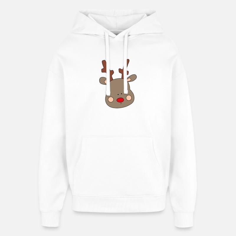 mignon orignal pour Noël - Sweat à capuche unisexe Stanley/Stella Oversized - blanc