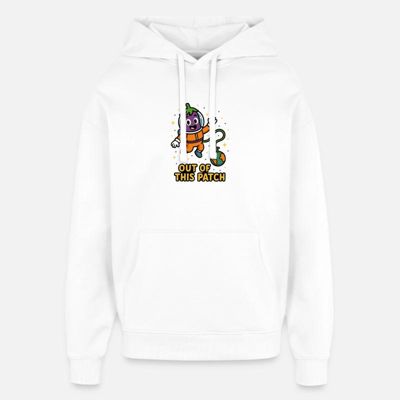 Hors de ce patch - Sweat à capuche unisexe Stanley/Stella Oversized - blanc