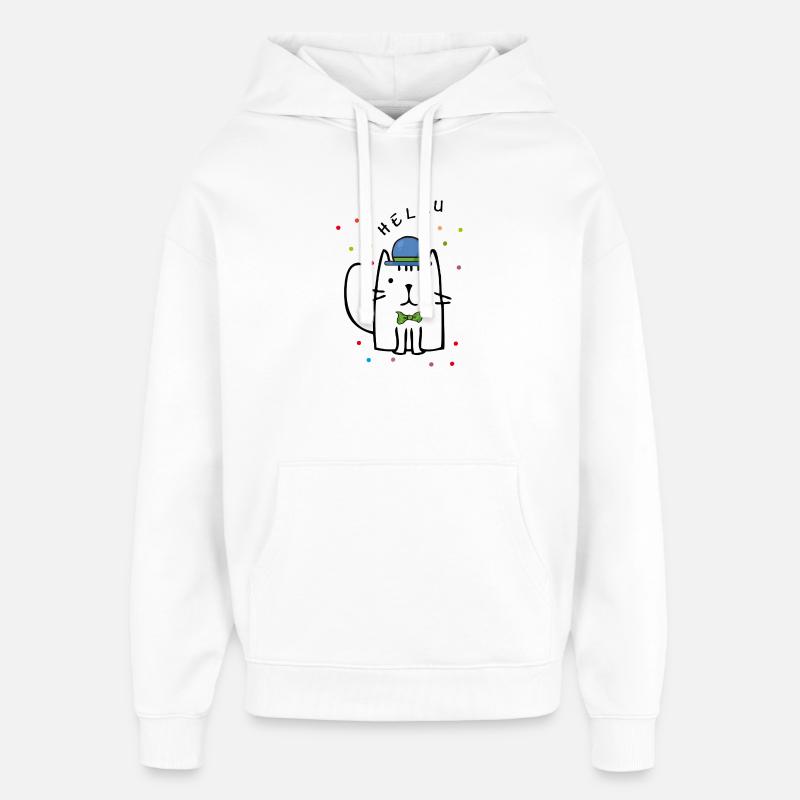 carnaval - Sweat à capuche unisexe Stanley/Stella Oversized - blanc