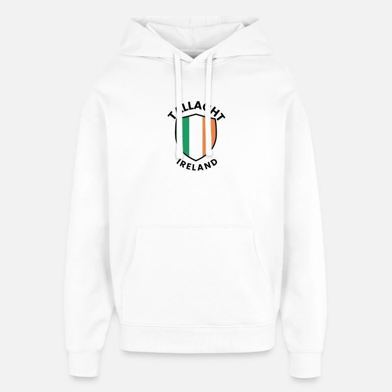 Tallaght Irish Shield - Oversized Unisex Hoodie von Stanley/Stella - Weiß