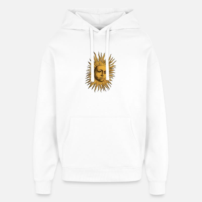 Forme du Soleil d’Or - Sweat à capuche unisexe Stanley/Stella Oversized - blanc