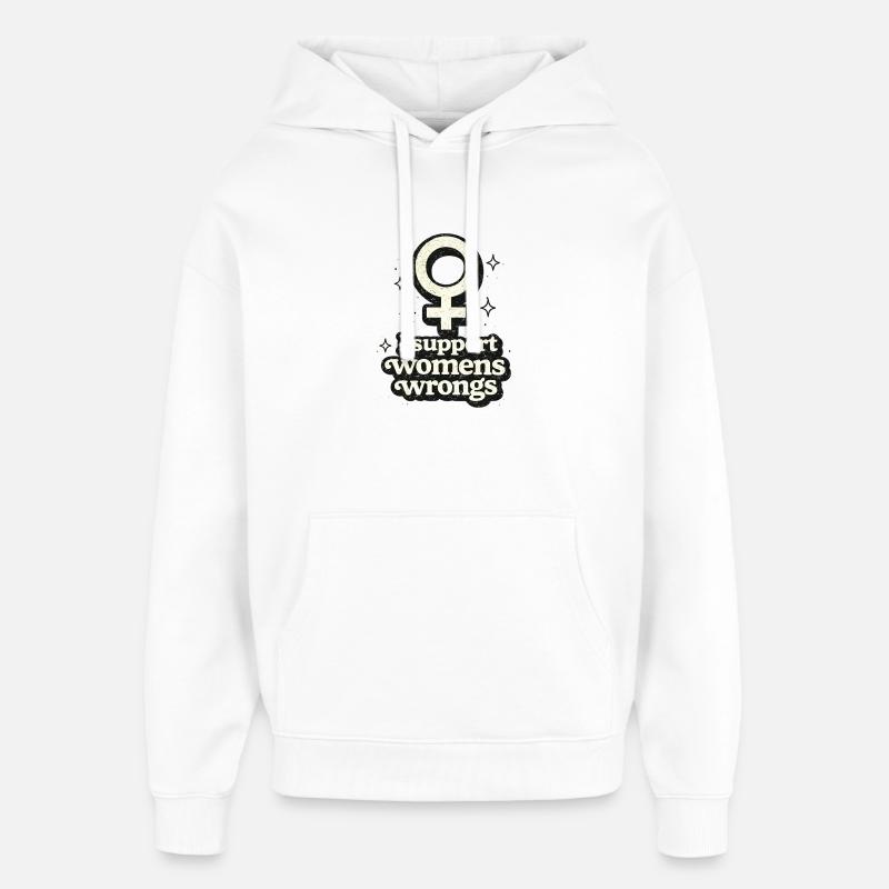 Édition Sparkle Retro Symbol Sticker - Sweat à capuche unisexe Stanley/Stella Oversized - blanc