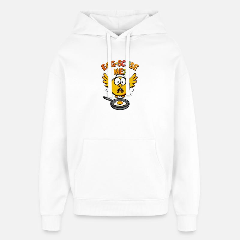 Pardon ? - Sweat à capuche unisexe Stanley/Stella Oversized - blanc