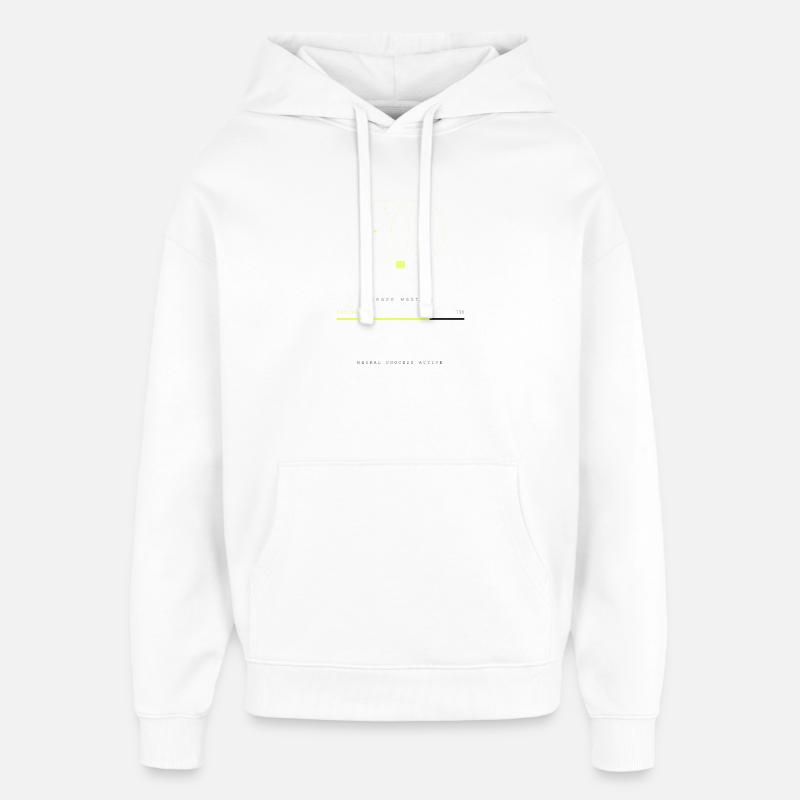BRAIN.EXE IS LOADING - Oversized Unisex Hoodie by Stanley/Stella - white