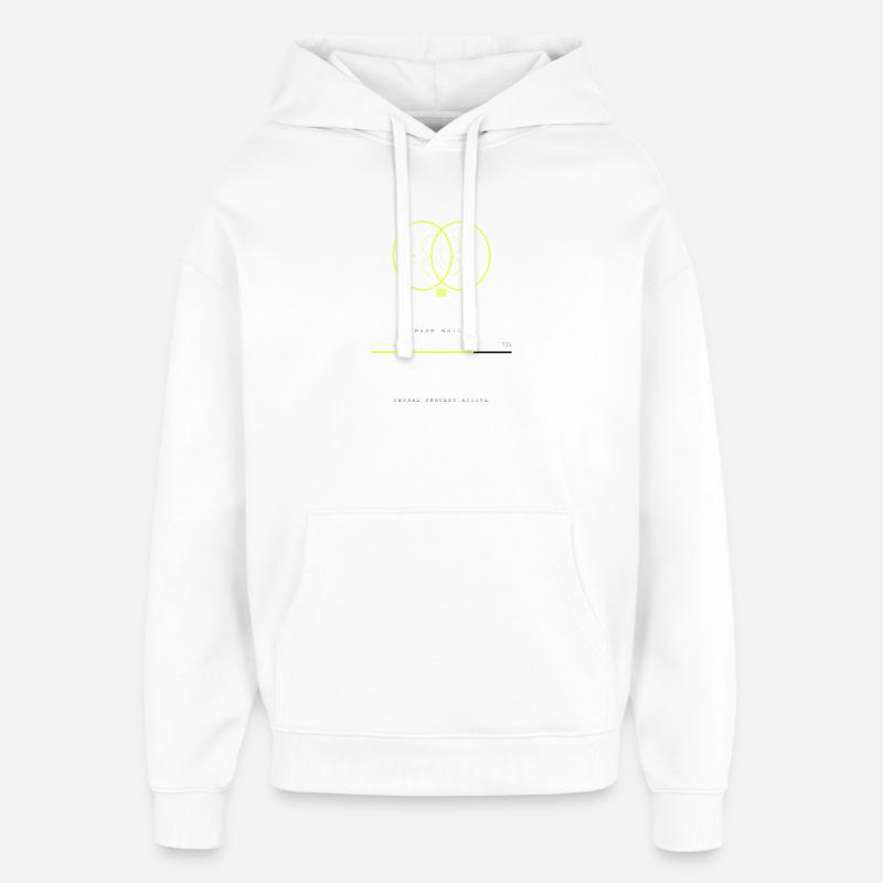 BRAIN.EXE IS LOADING - Oversized Unisex Hoodie by Stanley/Stella - white