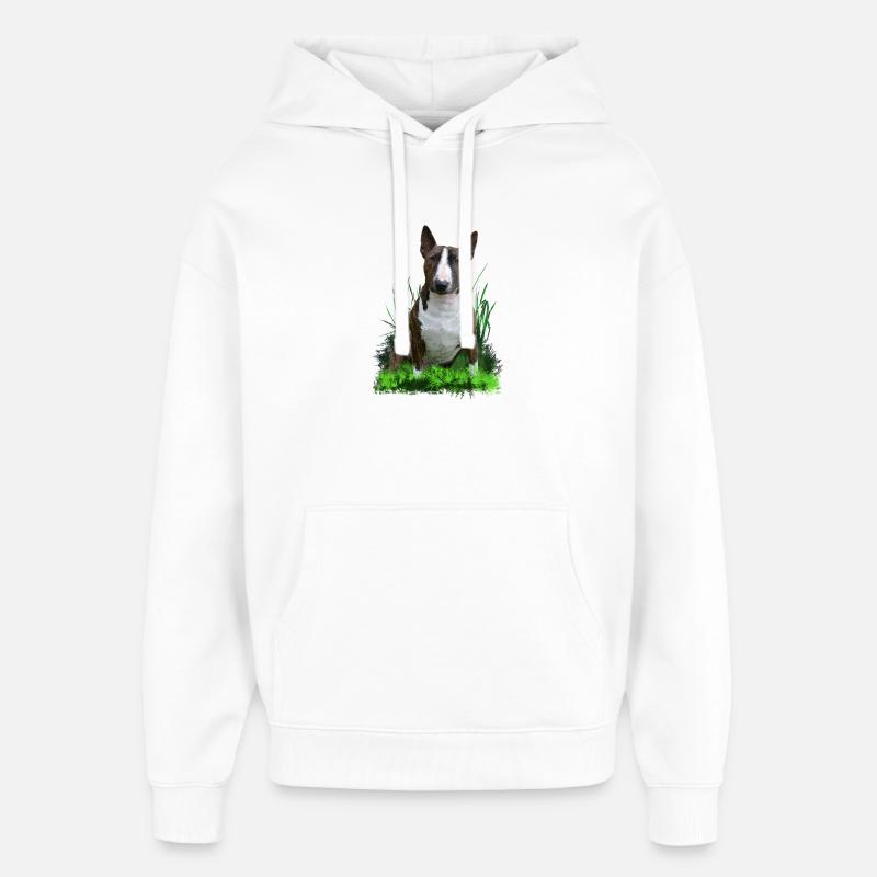 Bullterrier - Sweat à capuche unisexe Stanley/Stella Oversized - blanc