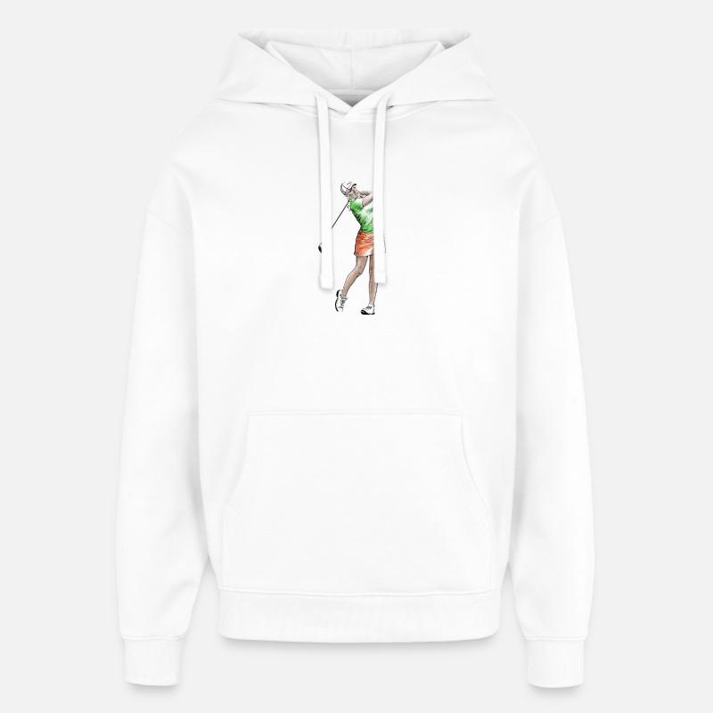 golf - Sweat à capuche unisexe Stanley/Stella Oversized - blanc