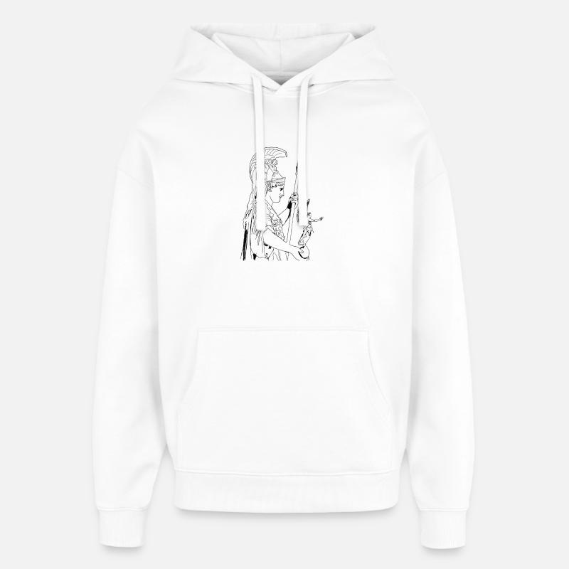 Athéna - Sweat à capuche unisexe Stanley/Stella Oversized - blanc