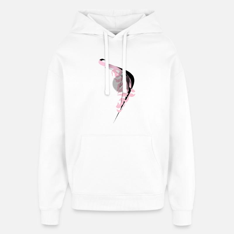 Danse du Dragon - Sweat à capuche unisexe Stanley/Stella Oversized - blanc