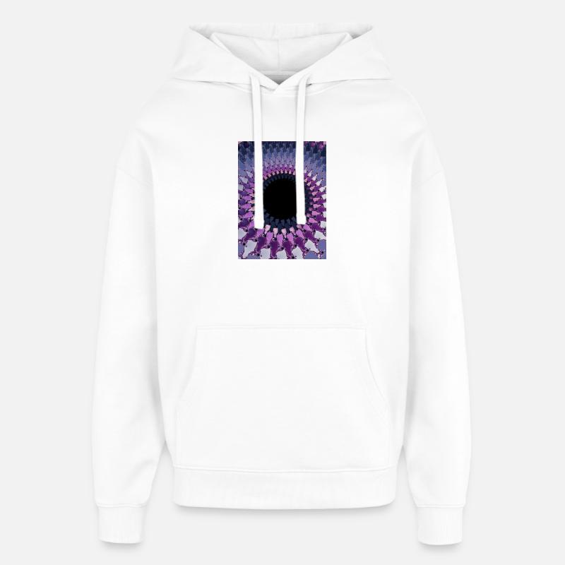 Abstrait - Sweat à capuche unisexe Stanley/Stella Oversized - blanc