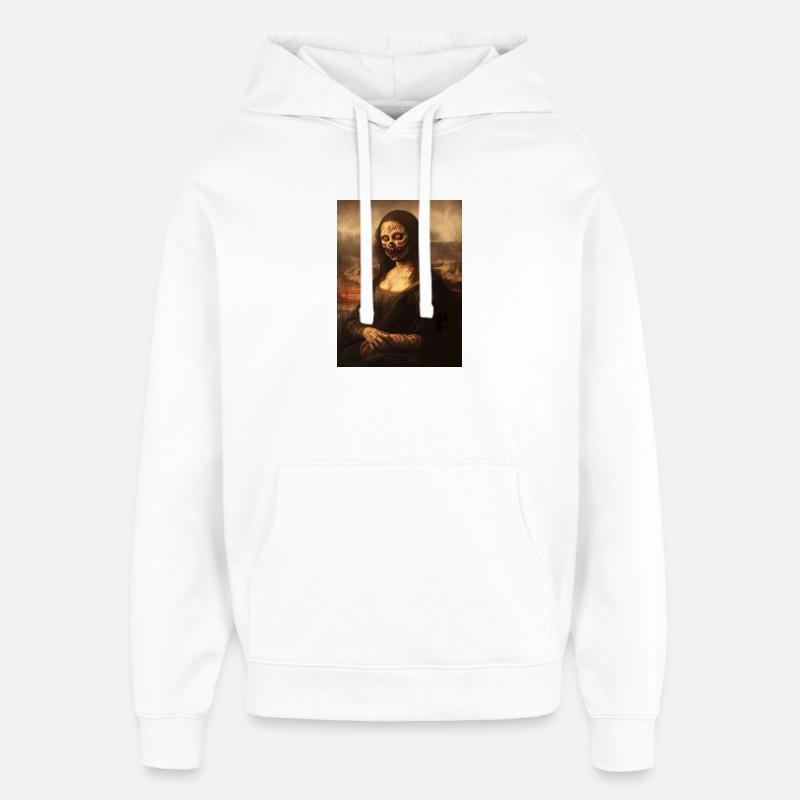 Zombie Lisa - Sweat à capuche unisexe Stanley/Stella Oversized - blanc