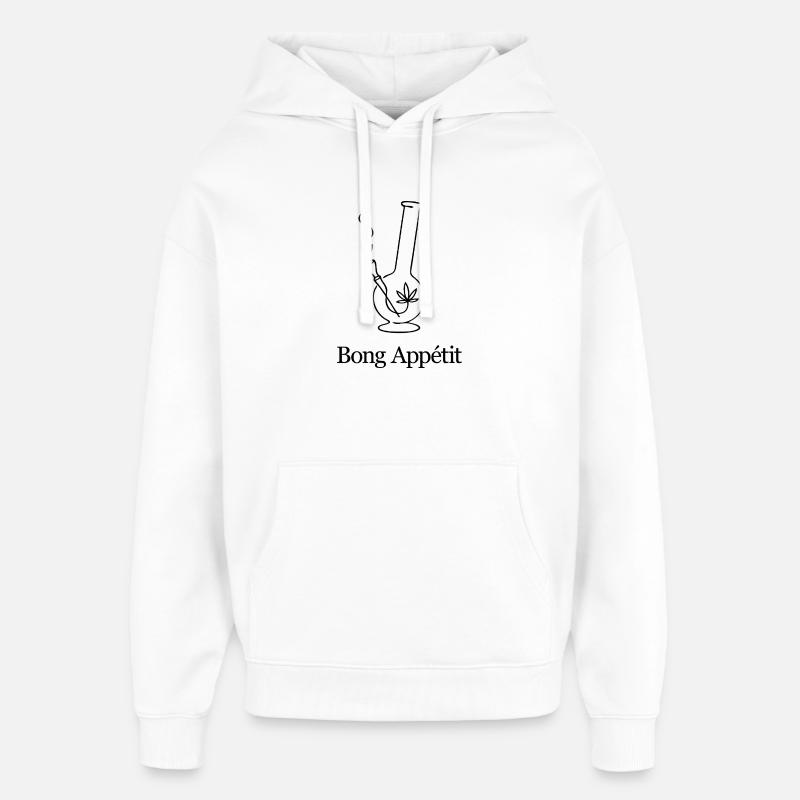 Bang Appétit - Sweat à capuche unisexe Stanley/Stella Oversized - blanc
