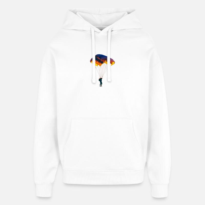 Parachute - Sweat à capuche unisexe Stanley/Stella Oversized - blanc