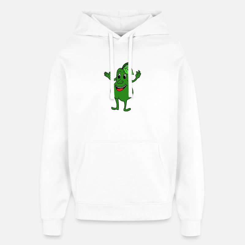 Poire - Sweat à capuche unisexe Stanley/Stella Oversized - blanc