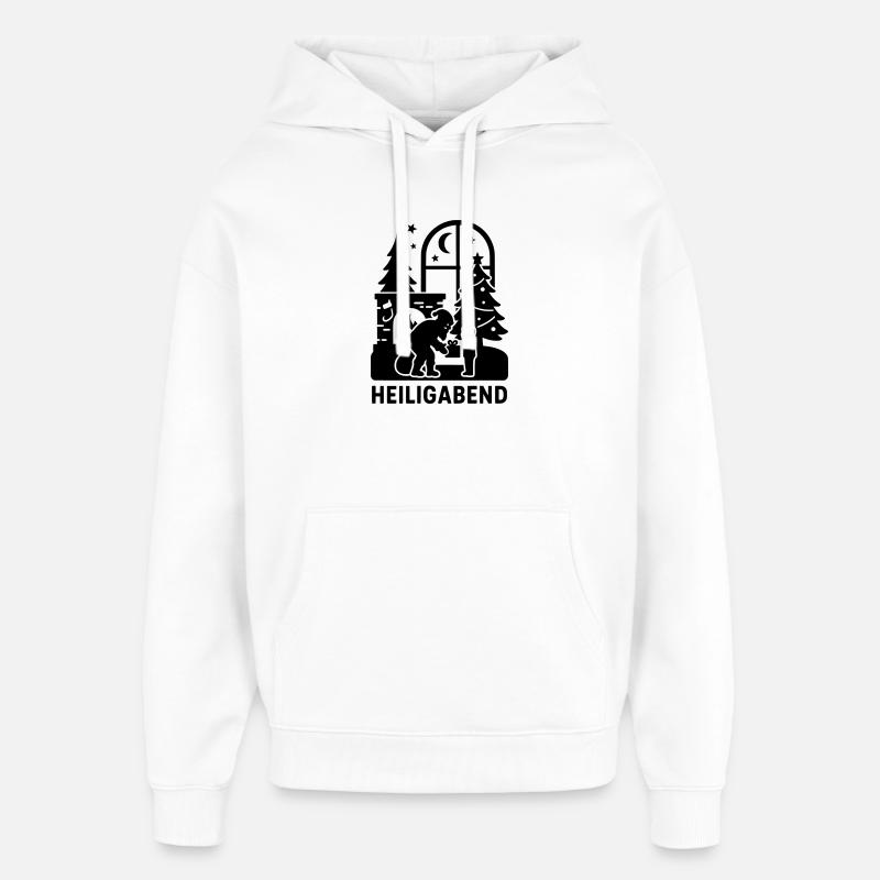 Réveillon - Sweat à capuche unisexe Stanley/Stella Oversized - blanc