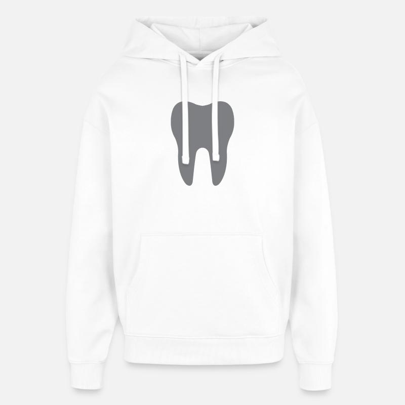 Dent - Sweat à capuche unisexe Stanley/Stella Oversized - blanc