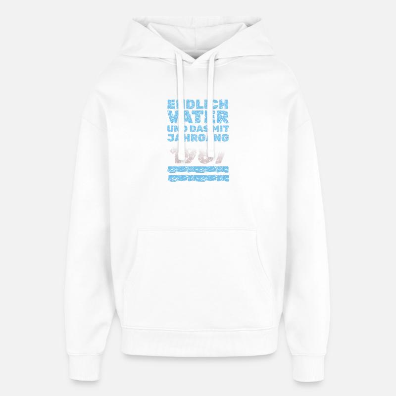 Père 1987 - Sweat à capuche unisexe Stanley/Stella Oversized - blanc