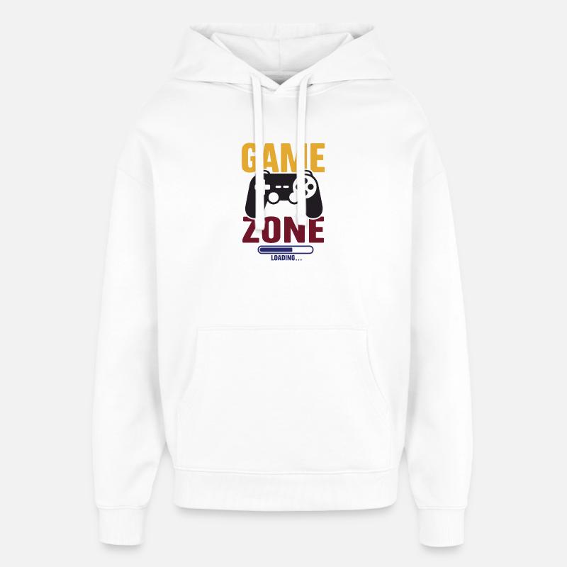 Game - Game Zone. Loading... - Oversized Unisex Hoodie by Stanley/Stella - white