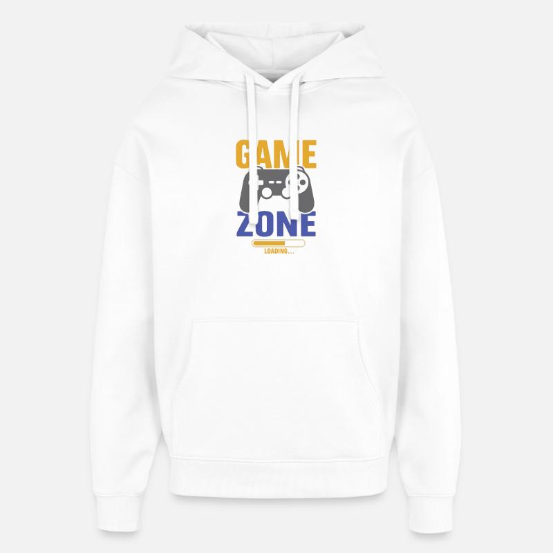 Game - Game Zone. Loading... - Oversized Unisex Hoodie by Stanley/Stella - white