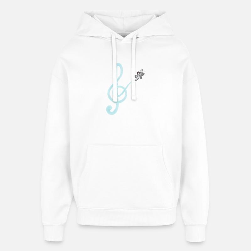 Aventure de Skybound Clef - Sweat à capuche unisexe Stanley/Stella Oversized - blanc