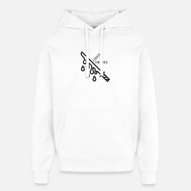 Épées liquides - Sweat à capuche unisexe Stanley/Stella Oversized - blanc