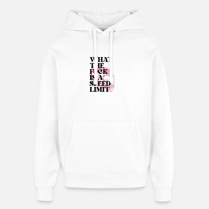 Auto - Oversized Unisex Hoodie von Stanley/Stella - Weiß