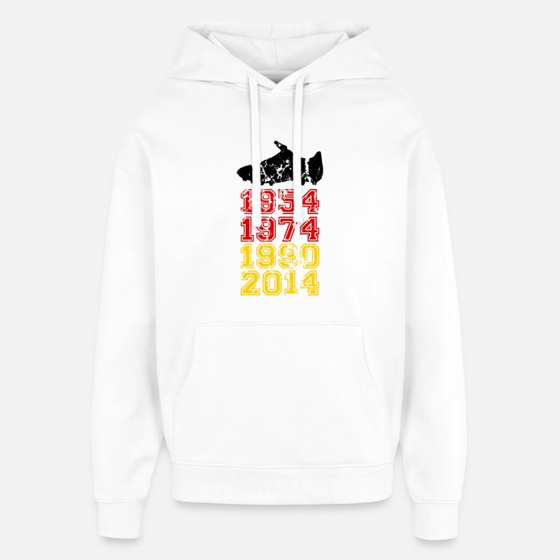 Coupe du Monde 2014 - Sweat à capuche unisexe Stanley/Stella Oversized - blanc