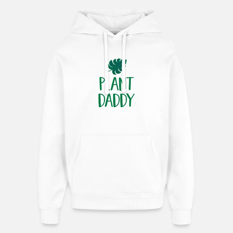 Plant Daddy - Sweat à capuche unisexe Stanley/Stella Oversized - blanc