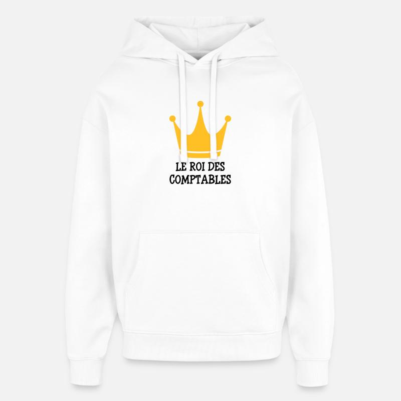 Accountant / Accounting / Comptable / Comptabilité - Oversized Unisex Hoodie by Stanley/Stella - white