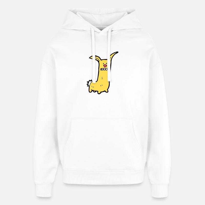 Lustiges Comic Tier - Oversized Unisex Hoodie von Stanley/Stella - Weiß