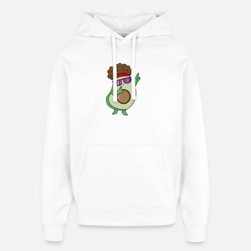 Danse Cool Avacado - Sweat à capuche unisexe Stanley/Stella Oversized - blanc
