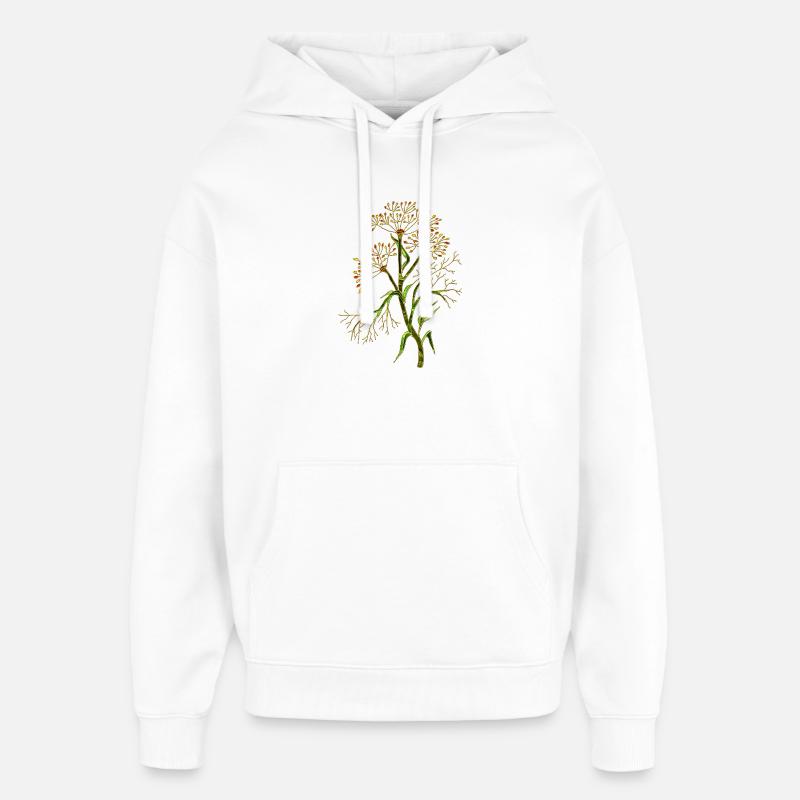 Fleur - Sweat à capuche unisexe Stanley/Stella Oversized - blanc