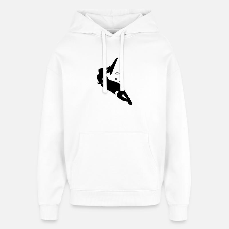 Plongeur - Sweat à capuche unisexe Stanley/Stella Oversized - blanc