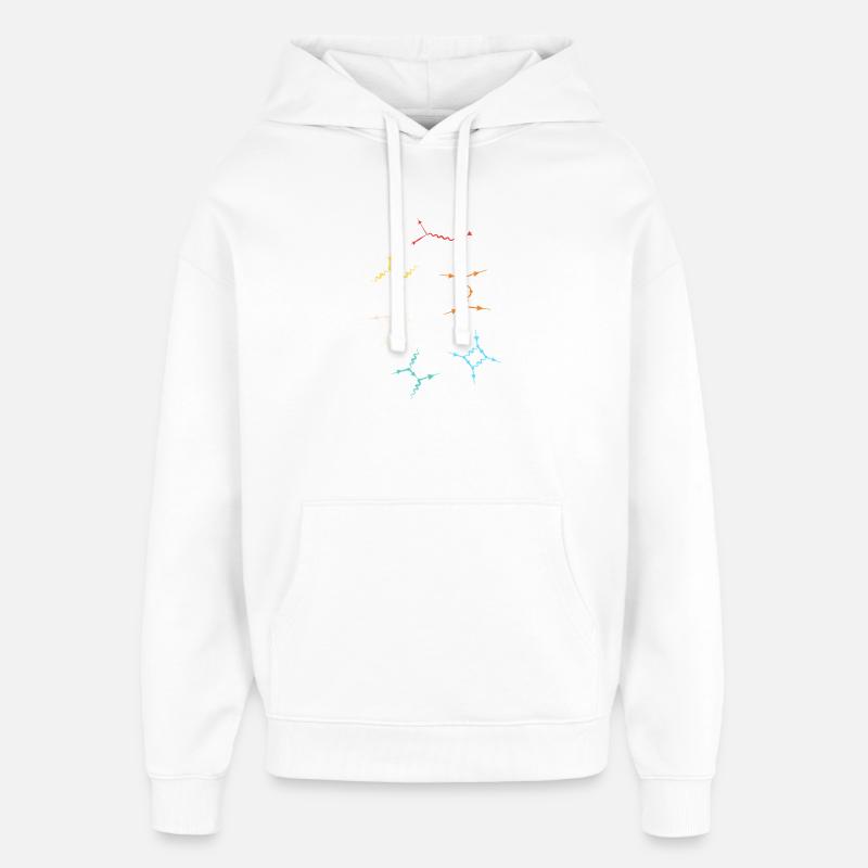 Quantum Physics Quantum Physics Quantum Leap - Oversized Unisex Hoodie by Stanley/Stella - white