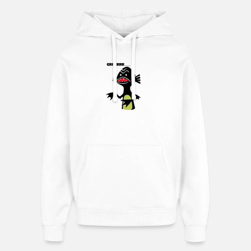 Monstre d’Eau - Sweat à capuche unisexe Stanley/Stella Oversized - blanc