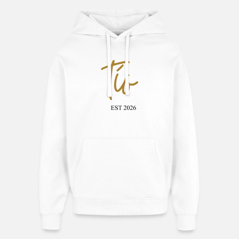 Oncle EST 2026 - Sweat à capuche unisexe Stanley/Stella Oversized - blanc