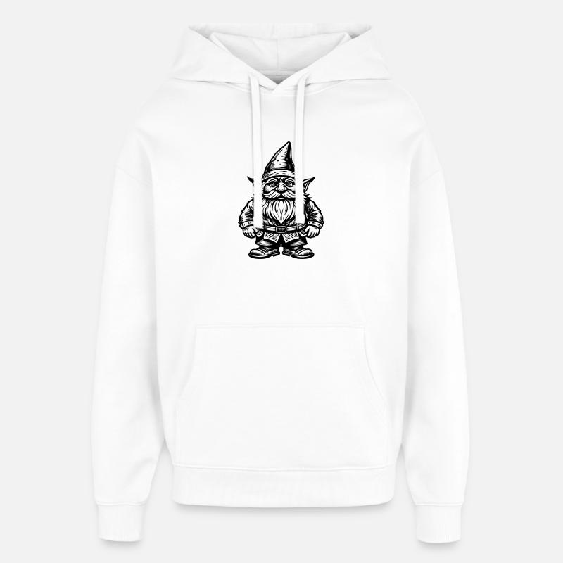 Gnome - Sweat à capuche unisexe Stanley/Stella Oversized - blanc