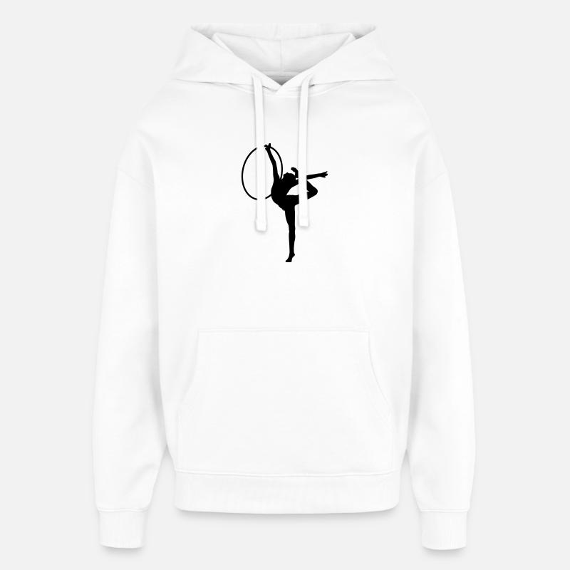 Rhytthmic gymnastics - Sweat à capuche unisexe Stanley/Stella Oversized - blanc