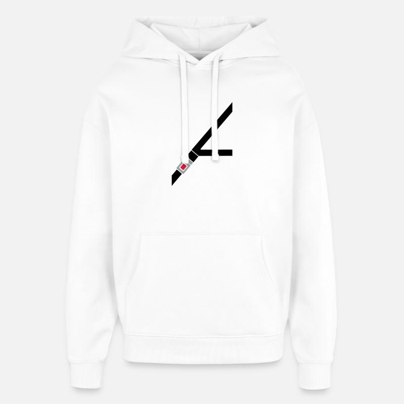 La ceinture de sécurité - Sweat à capuche unisexe Stanley/Stella Oversized - blanc