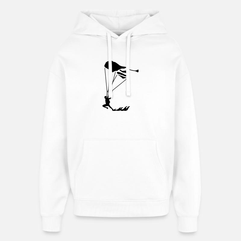Swooping - Oversized Unisex Hoodie von Stanley/Stella - Weiß