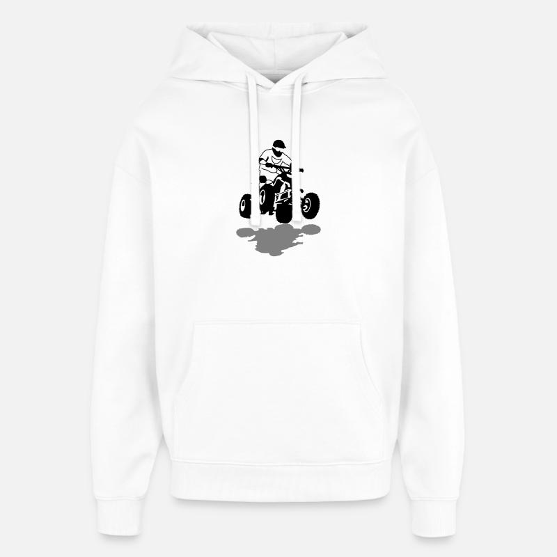 quad - Sweat à capuche unisexe Stanley/Stella Oversized - blanc