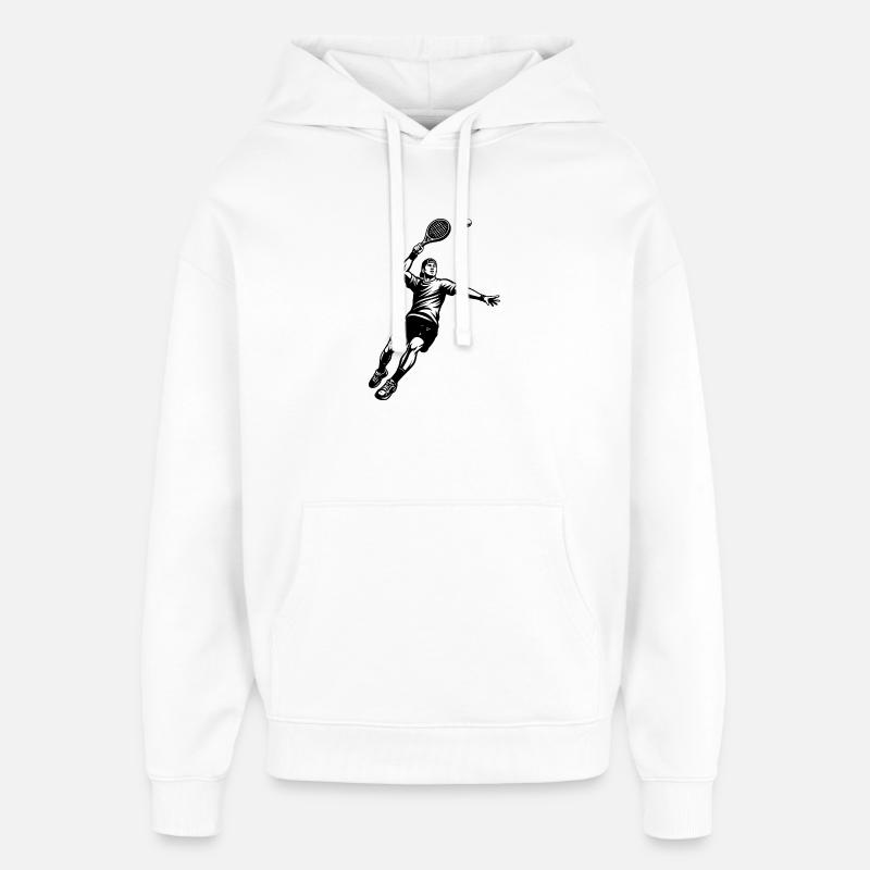 Déclaration directe de padel - Sweat à capuche unisexe Stanley/Stella Oversized - blanc