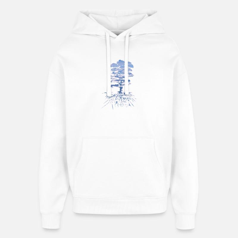 Der Baum - Oversized Unisex Hoodie von Stanley/Stella - Weiß