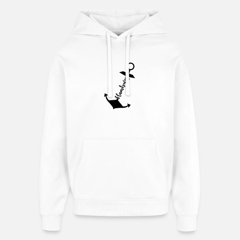 Anker Hambourg - Sweat à capuche unisexe Stanley/Stella Oversized - blanc