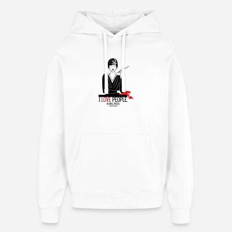 Philanthropie - Sweat à capuche unisexe Stanley/Stella Oversized - blanc