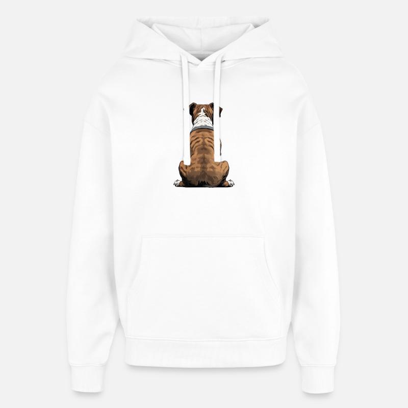Boxeur - Sweat à capuche unisexe Stanley/Stella Oversized - blanc