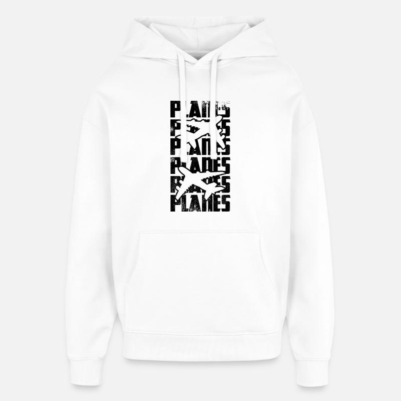 Aéronef - Sweat à capuche unisexe Stanley/Stella Oversized - blanc