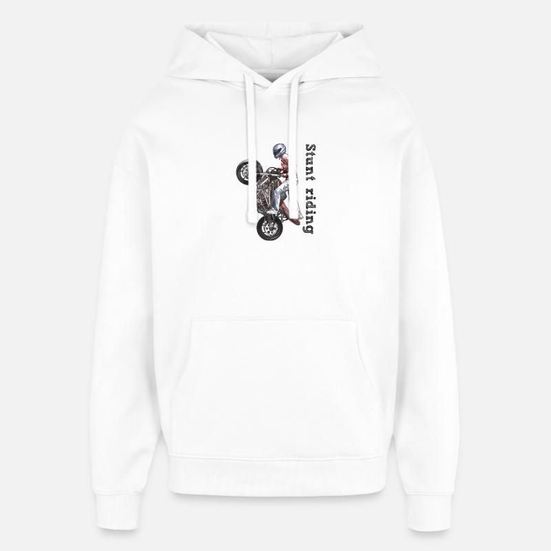 cascade - Sweat à capuche unisexe Stanley/Stella Oversized - blanc