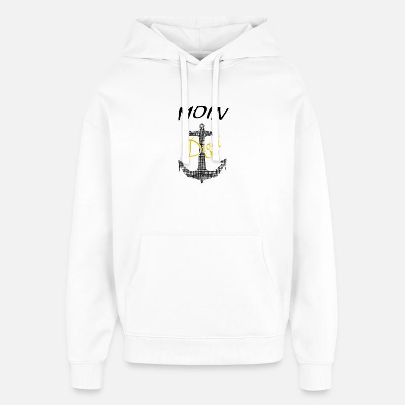 Anker Hamburg Diggi - Sweat à capuche unisexe Stanley/Stella Oversized - blanc
